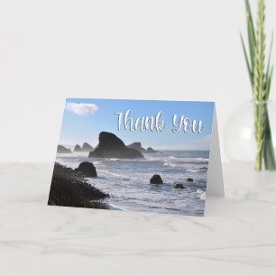 Oregon Kusten Beach Photo - tackkort