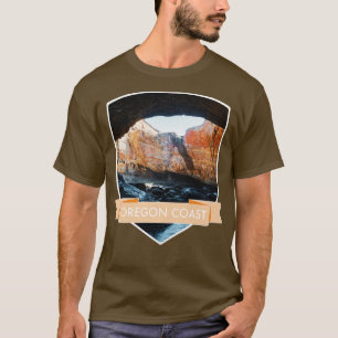 Oregon Kusten CaveTravel-fotografi i PNW T Shirt