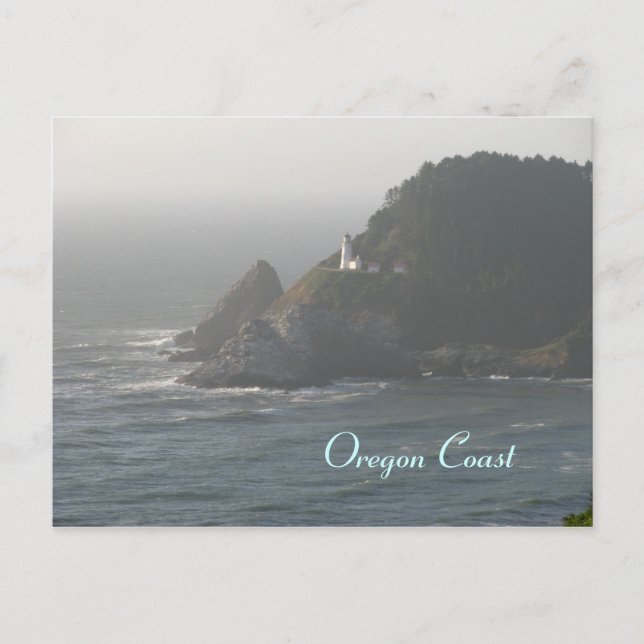 Oregon Kusten fyr Vykort (Framsida)