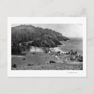 Oregon Kusten Highway vid Heceta Head Vykort