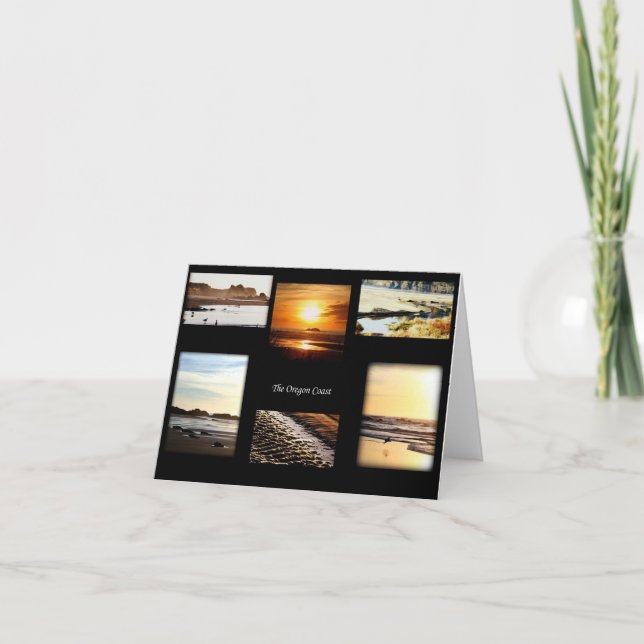 Oregon Kusten Kort (Framsida)