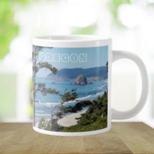 Oregon Kusten Scenia Sjölandskap Jumbo Mugg