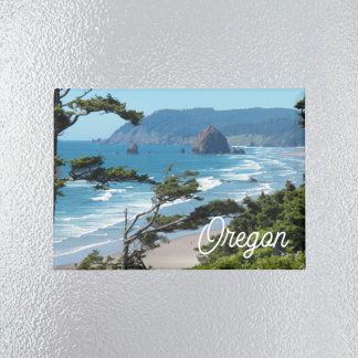Oregon Kusten Scenia Sjölandskap Magnet