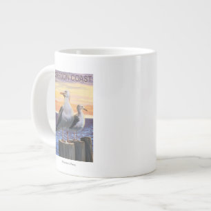 Oregon Kusten Sea Gulls Jumbo Mugg