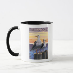 Oregon Kusten Sea Gulls Mugg