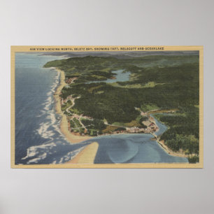 Oregon Kusten - Siletz Bay, Taft, Nelscott Poster
