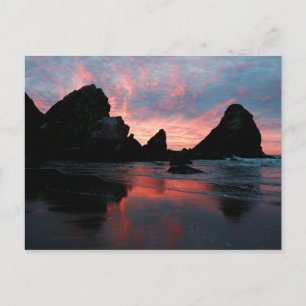 Oregon Kusten Sunrise Harris Beach Vykort