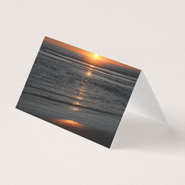 Oregon Kusten Sunset Photo Folant Card Kort (Framsida)