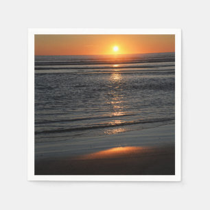 Oregon Kusten Sunset Photo Napkin Pappersservett