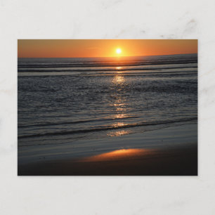 Oregon Kusten Sunset-vykort Vykort
