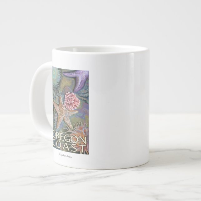Oregon Kusten Tidepool Jumbo Mugg (Framsida vänster)
