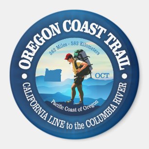 Oregon Kusten Trail (C) Magnet