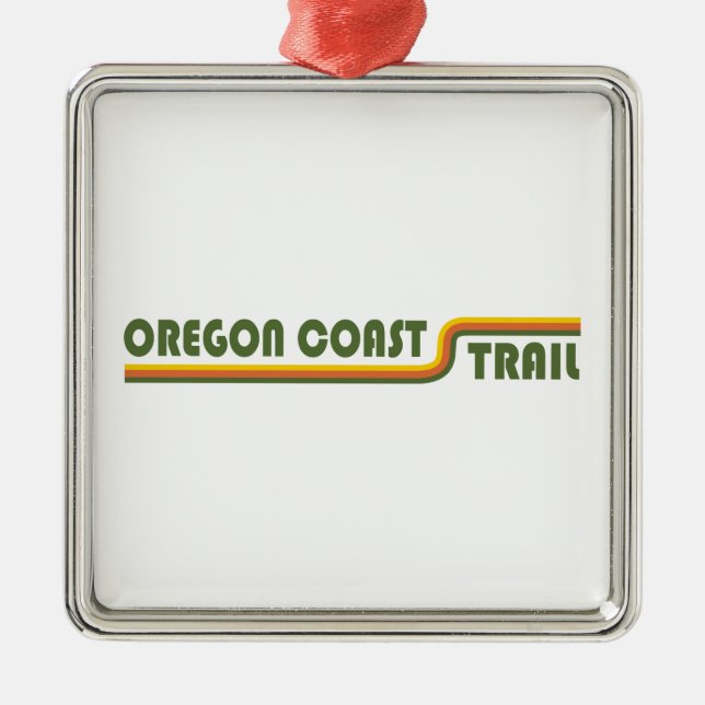 Oregon Kusten Trail Julgransprydnad Metall (Framsidan)