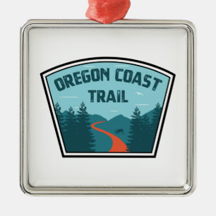 Oregon Kusten Trail Julgransprydnad Metall