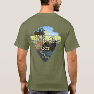 Oregon Kusten Trail (pilhuvud) T Shirt