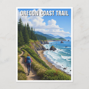 Oregon Kusten Trail Vykort