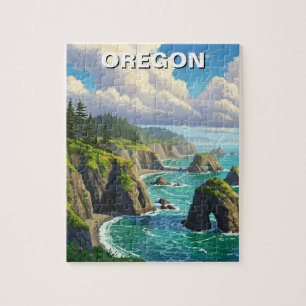 Oregon kusten Travel Pussel