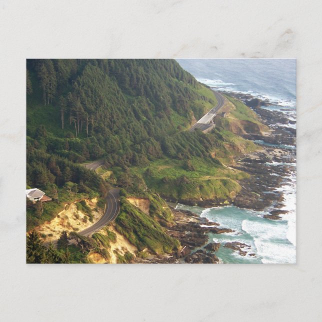 Oregon Kusten Vykort (Framsida)