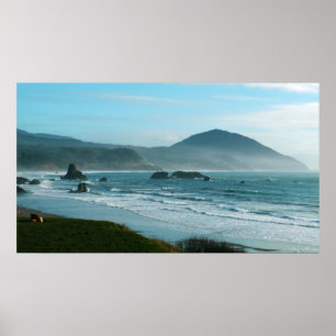 Oregon kustenaffisch poster