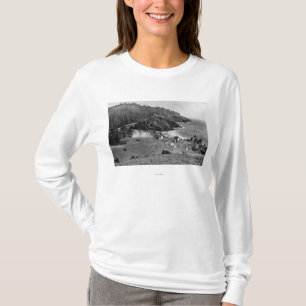 Oregon kustenhuvudväg på det Heceta huvudet T-shirt