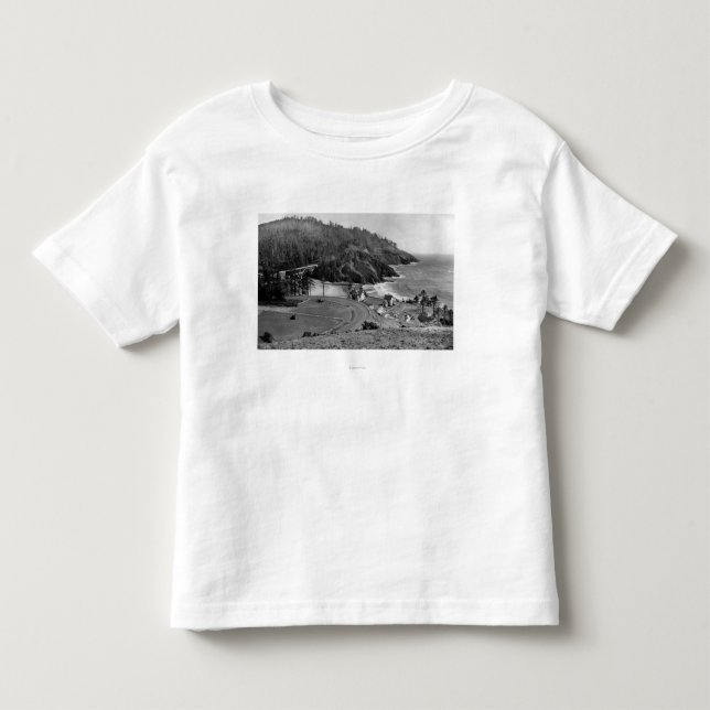Oregon kustenhuvudväg på det Heceta huvudet Tröja (Framsida)