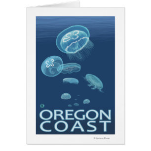 Oregon kustenmanet hälsningskort