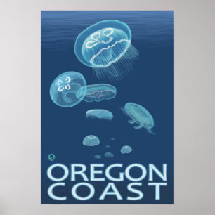 Oregon kustenmanet poster