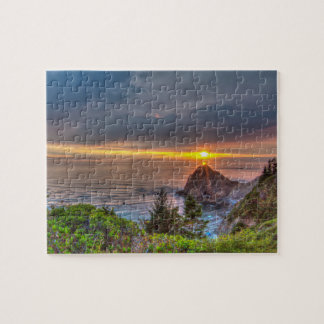 Oregon kustensolnedgång pussel