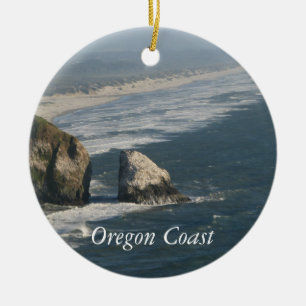 Oregon kustenstenar julgransprydnad keramik