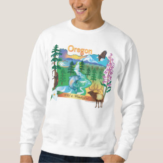 Oregon landskap- och djurlivtröja sweatshirt
