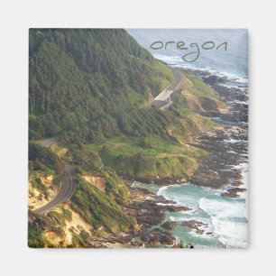 Oregon Magnet med titel