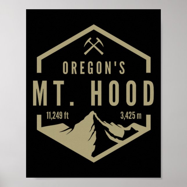 Oregon Mountain Mt. Hood  Poster (Framsidan)