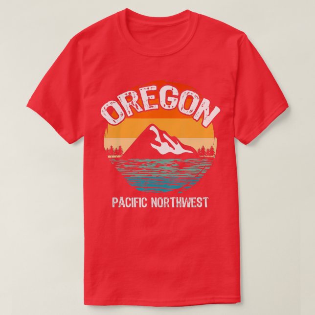 Oregon Northwest T Shirt (Design framsida)