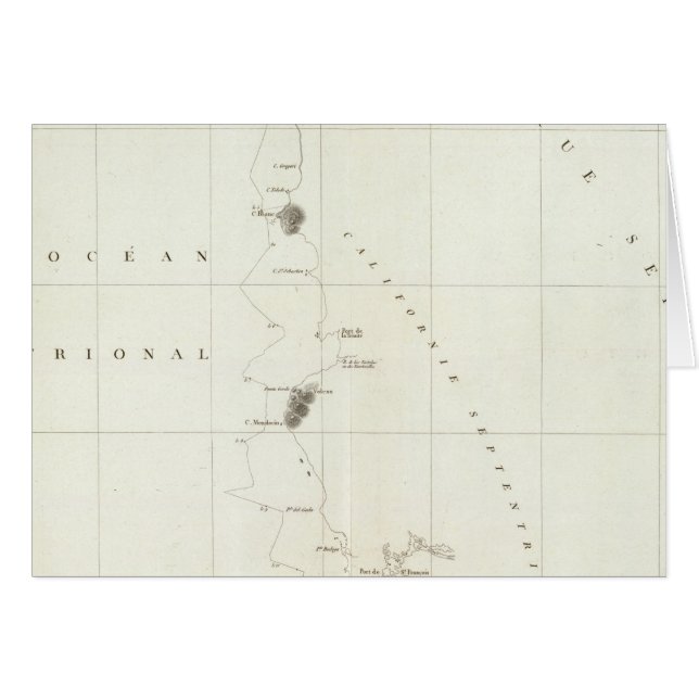 Oregon och Kalifornien Hälsningskort (Framsidan Horizontal)