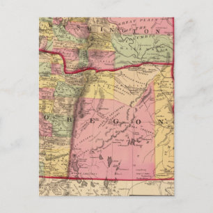 Oregon och Washington Vykort