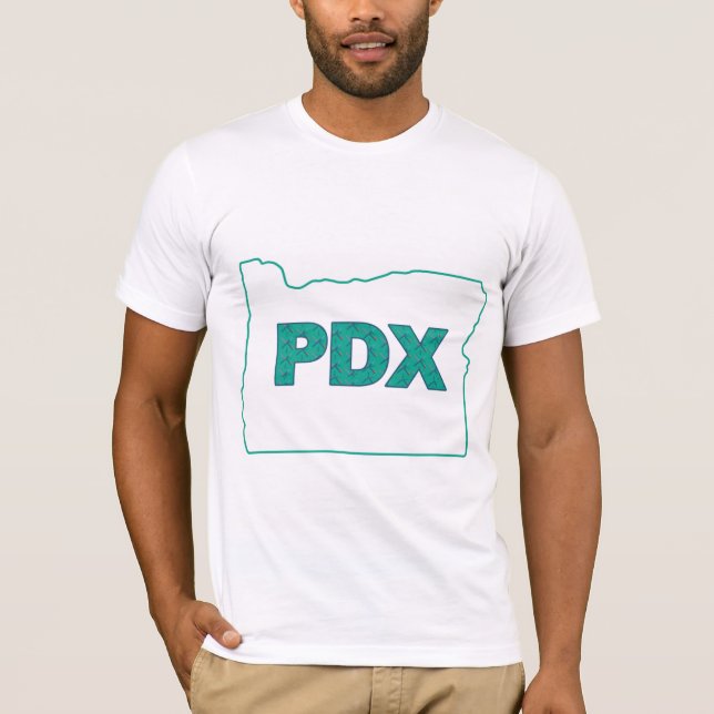 Oregon PDX Carpet Bella Canvas T-Shirt (Framsida)