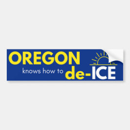Oregon politisk bildäckslapp bildekal