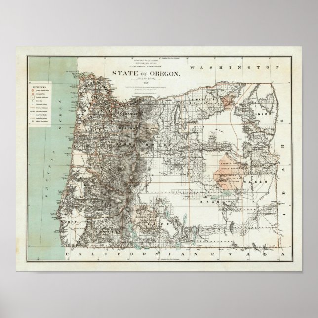 Oregon Poster (Framsidan)