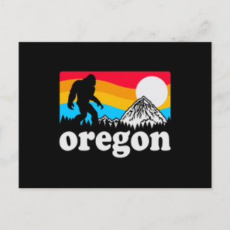 Oregon Pride Bigfoot Mountains Vintage Vykort