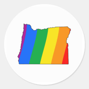 OREGON-PRIDE RUNT KLISTERMÄRKE