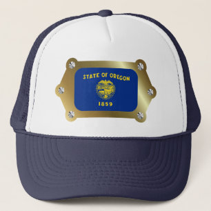 Oregon ramade Flagga Hat Keps