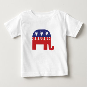 Oregon republikanelefant t-shirt