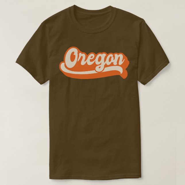 Oregon Retro T Shirt (Design framsida)