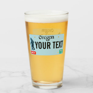 Oregon Sasquatch-licensskylt Glaskopp
