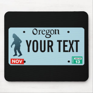 Oregon Sasquatch-licensskylt Musmatta