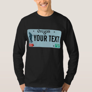 Oregon Sasquatch-licensskylt T Shirt