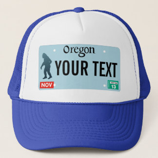 Oregon Sasquatch registreringsskylt Keps