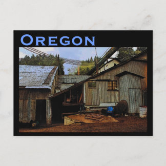 Oregon Sawmill vycard Vykort