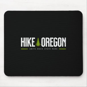 Oregon Smith Sten State Park Hike Träd Retro Graph Musmatta