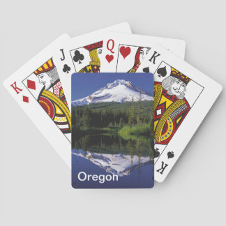 Oregon som leker kort spel kort